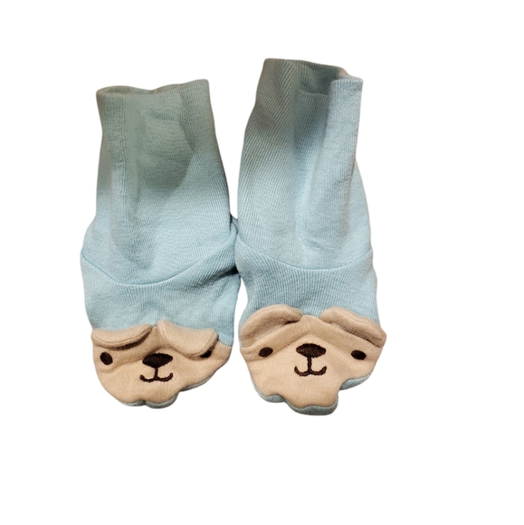 Carter's Other - Cute Bear Face Baby Socks - Blue
